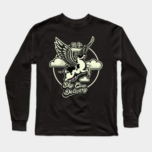 Sky Cow Delivery Long Sleeve T-Shirt